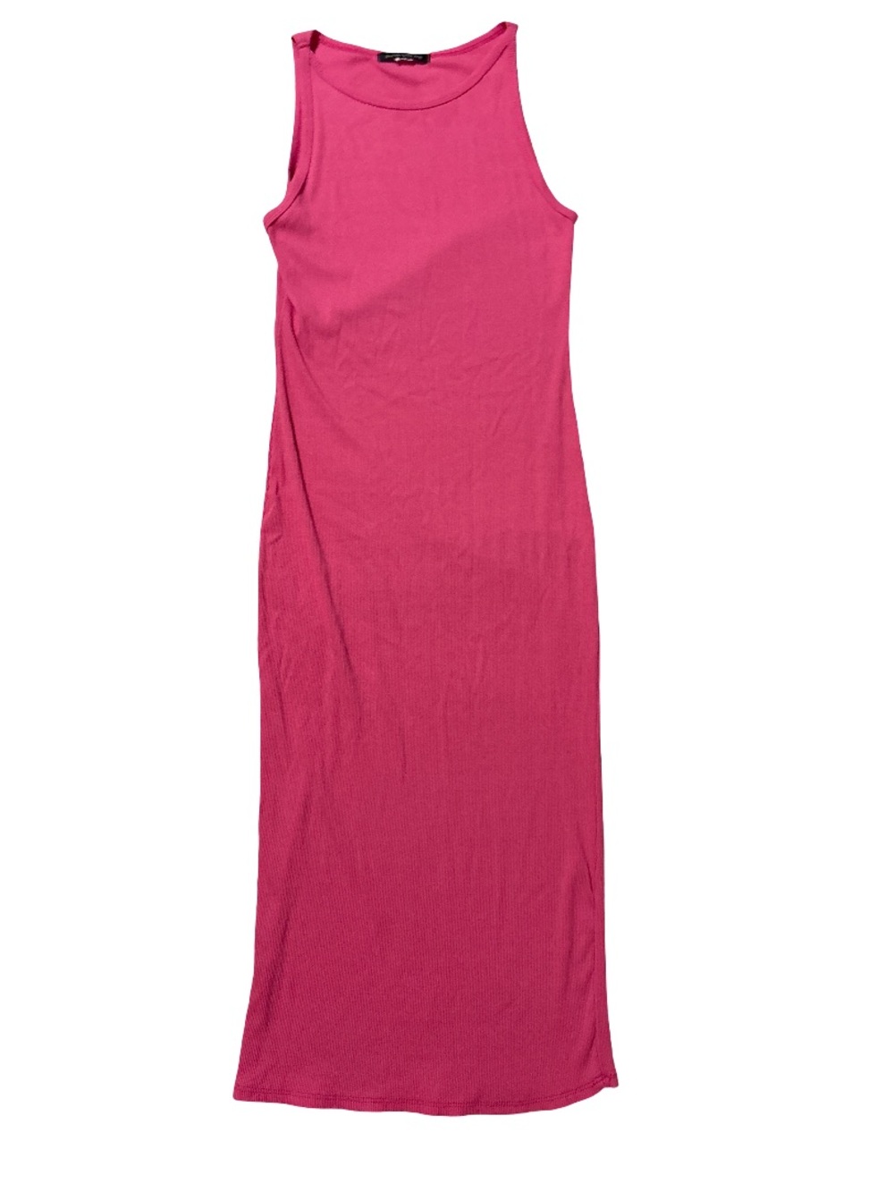 Caution To The Wind Sleeveless Maxi Dress in Bright Pink